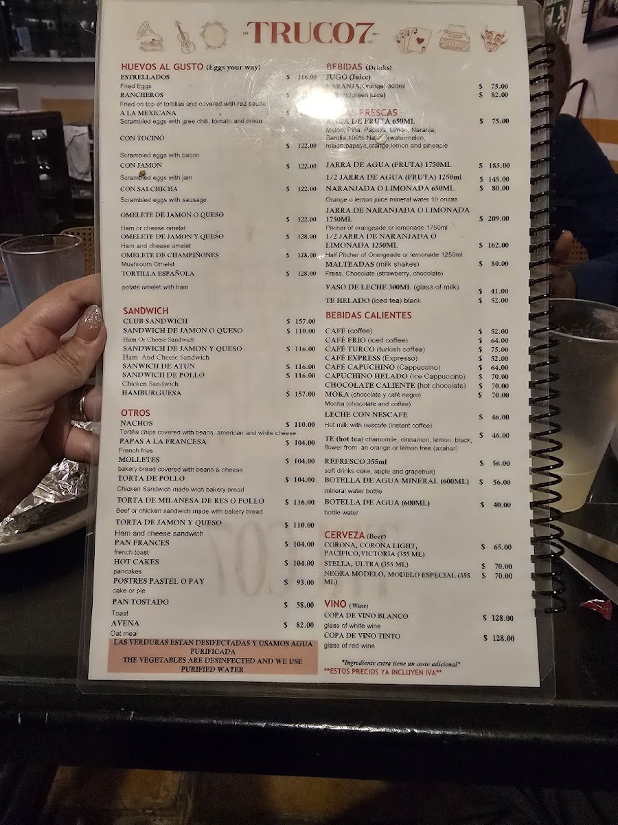 Truco 7 Restaurant Menu - Image 3