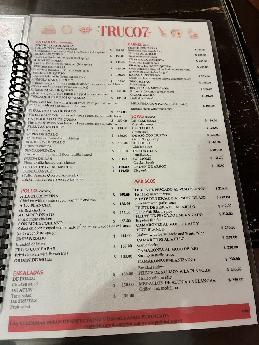 Truco 7 Restaurant Menu - Image 4