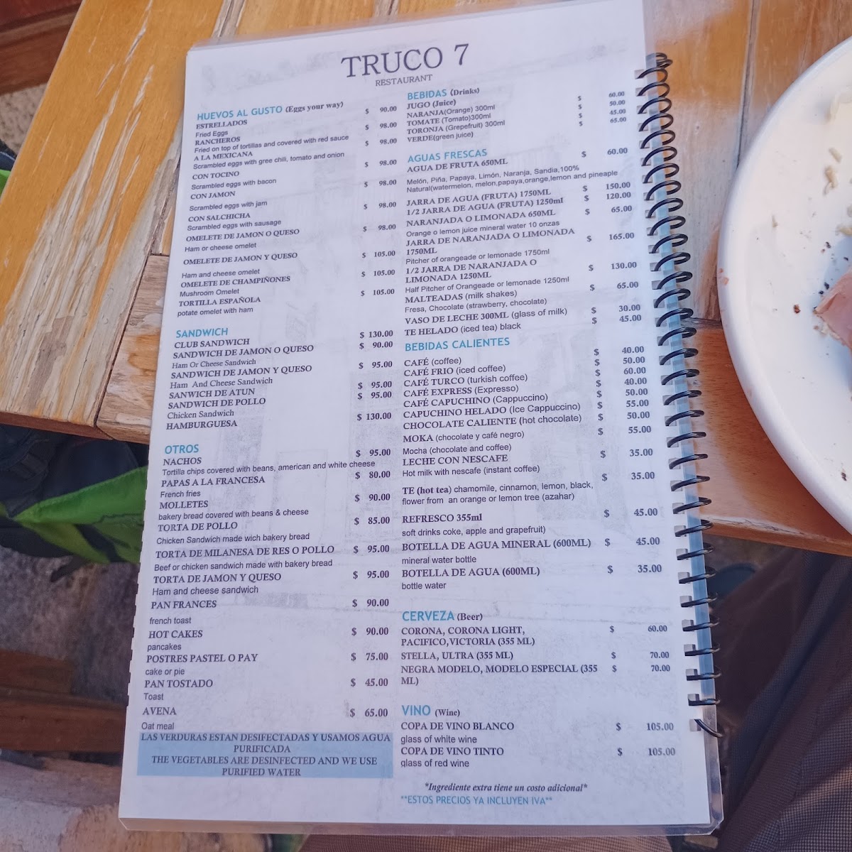 Truco 7 Restaurant Menu - Image 5